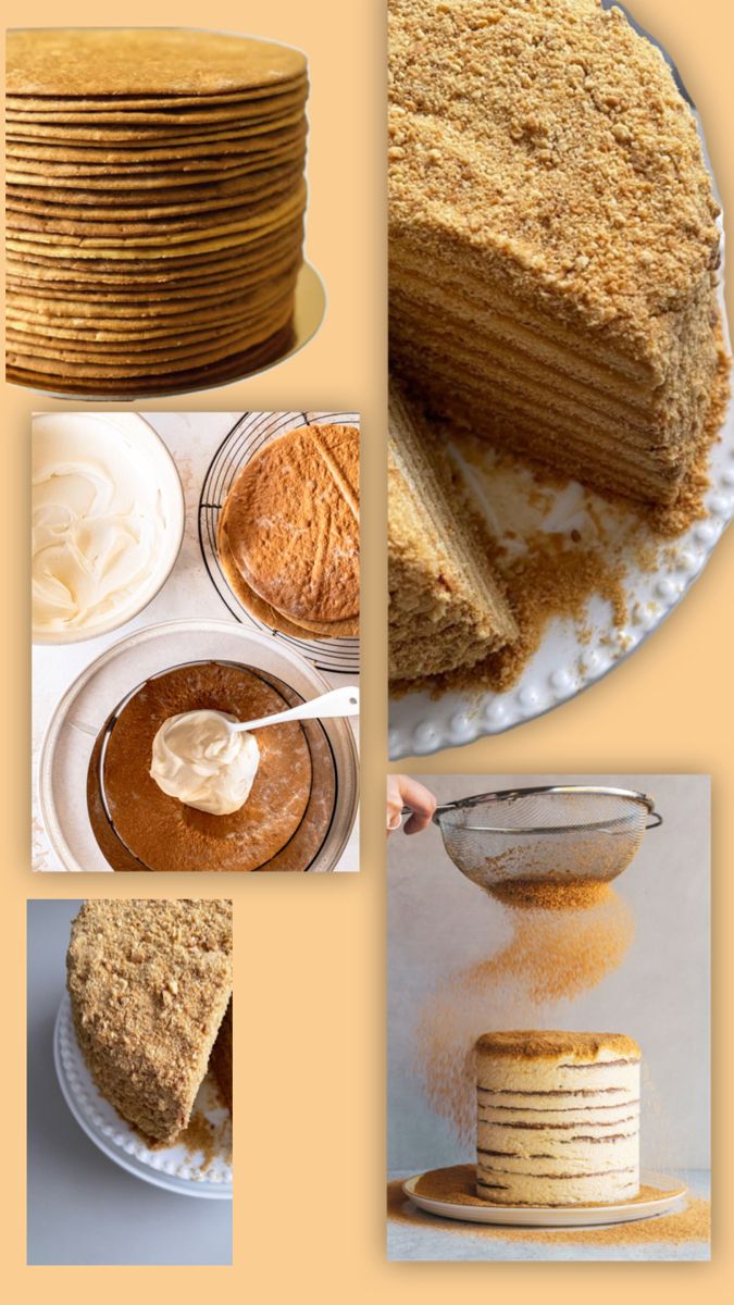 Medovik (honey cake)
